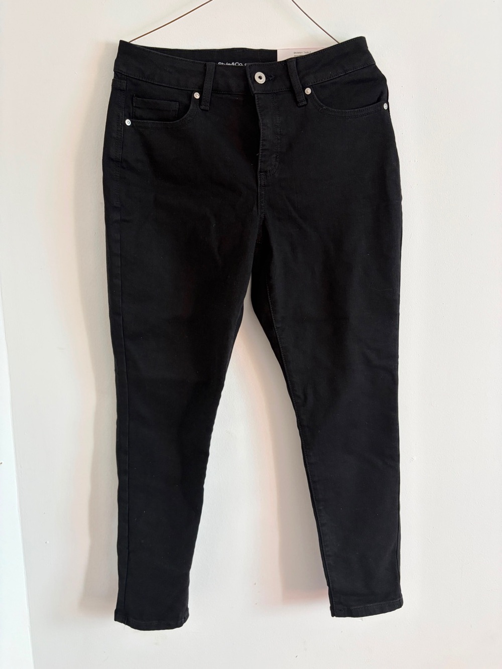 Style & Co. Black Skinny Jeans for Women Size 6S